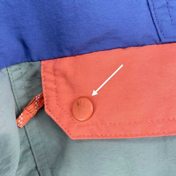 Lake Trail Pullover Outdoor Hoodie Kids S 6/7 Color Block Nylon Water Resistant - Picture 11 of 14